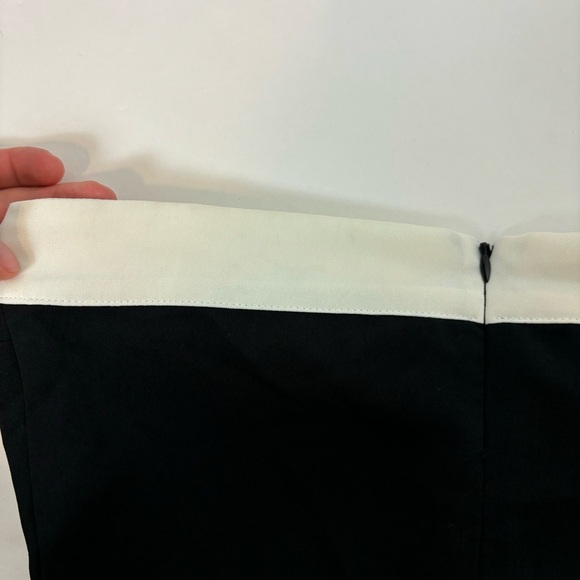 Superdown Brielle Cross Front Dress in Black & White Size M - Picture 9 of 14